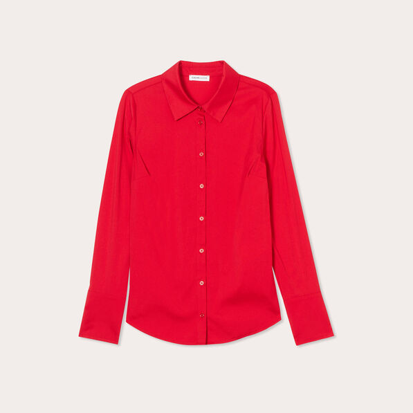 chemise manches longues rouge femme Chemise manches longues rouge femme