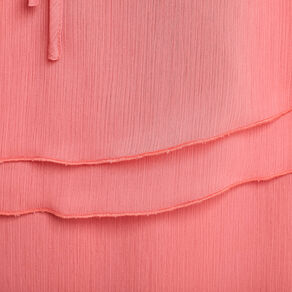 robe longue droite volants rose pastel femme Robe longue droite volants rose pastel femme
