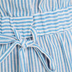 Combishort manches courtes bleu ciel femme