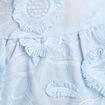 Blouse sans manches nouée bleu femme
