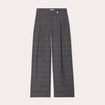 Pantalon large noir femme