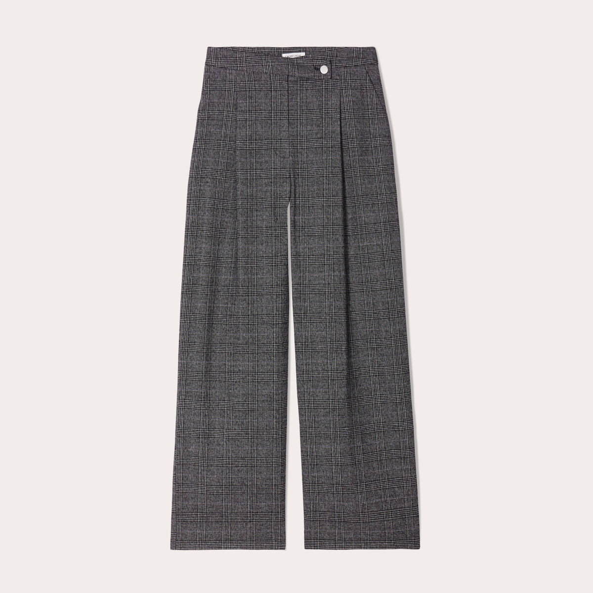 Pantalon large noir femme