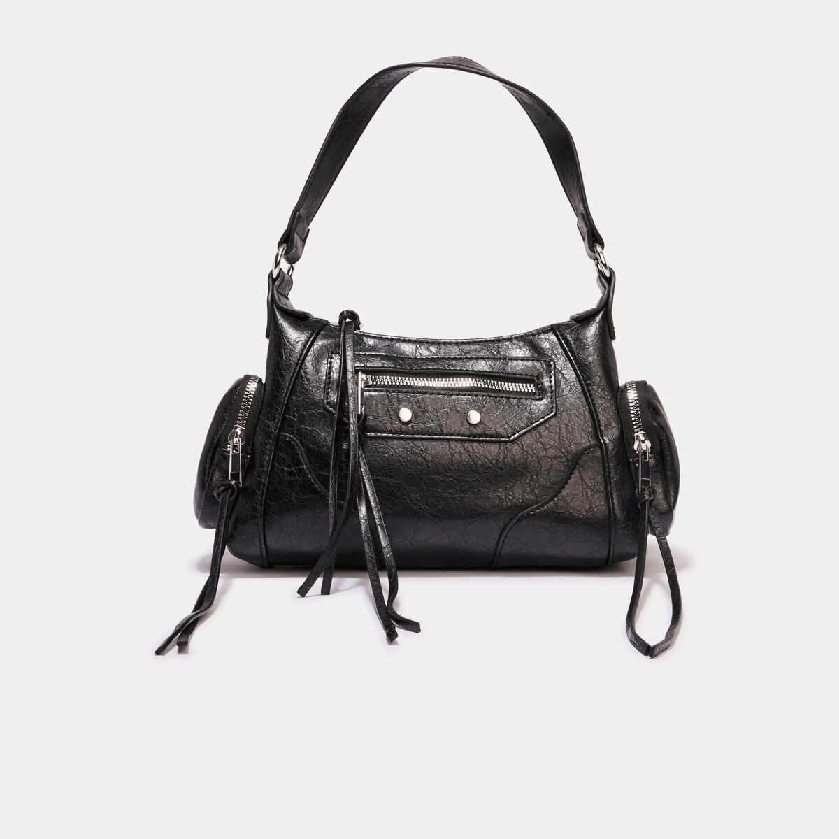 Sac port&eacute; &eacute;paule noir femme