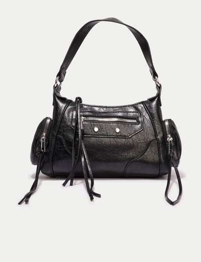 Sac port&eacute; &eacute;paule noir femme
