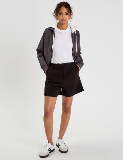 Short regular noir femme