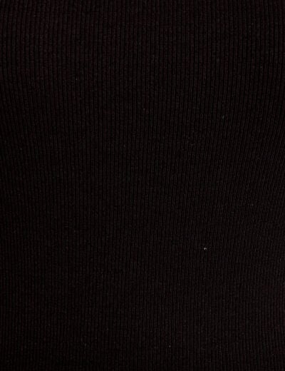D&eacute;bardeur c&ocirc;tel&eacute; ajust&eacute; d&eacute;collet&eacute; noir femme