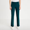 Pantalon flare vert fonc&eacute; femme