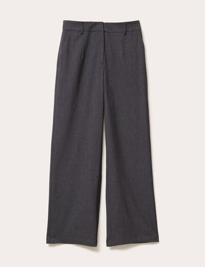Pantalon gris foncé femme