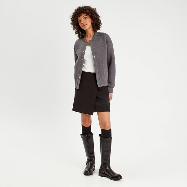 Jupe évasée noir femme