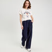 T-shirt manches courtes blanc femme