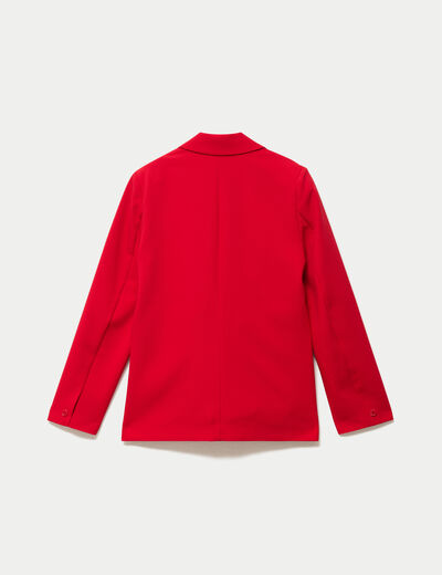 Veste esprit blazer rouge femme