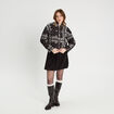 Veste matelass&eacute;e zipp&eacute;e noir femme
