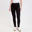 Jeans slim 5 poches denim noir femme