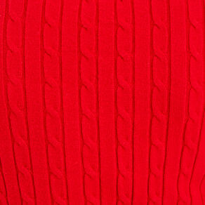 pull manches longues torsades rouge fonce femme Pull manches longues torsades rouge foncé femme