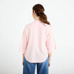 Blouse col V manches 3/4 rose clair femme
