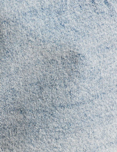 Short large en jean denim dirty femme