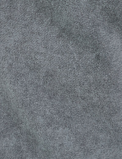 Débardeur cropped bleu gris femme