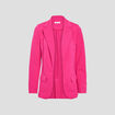 Veste esprit blazer droite rose fushia femme