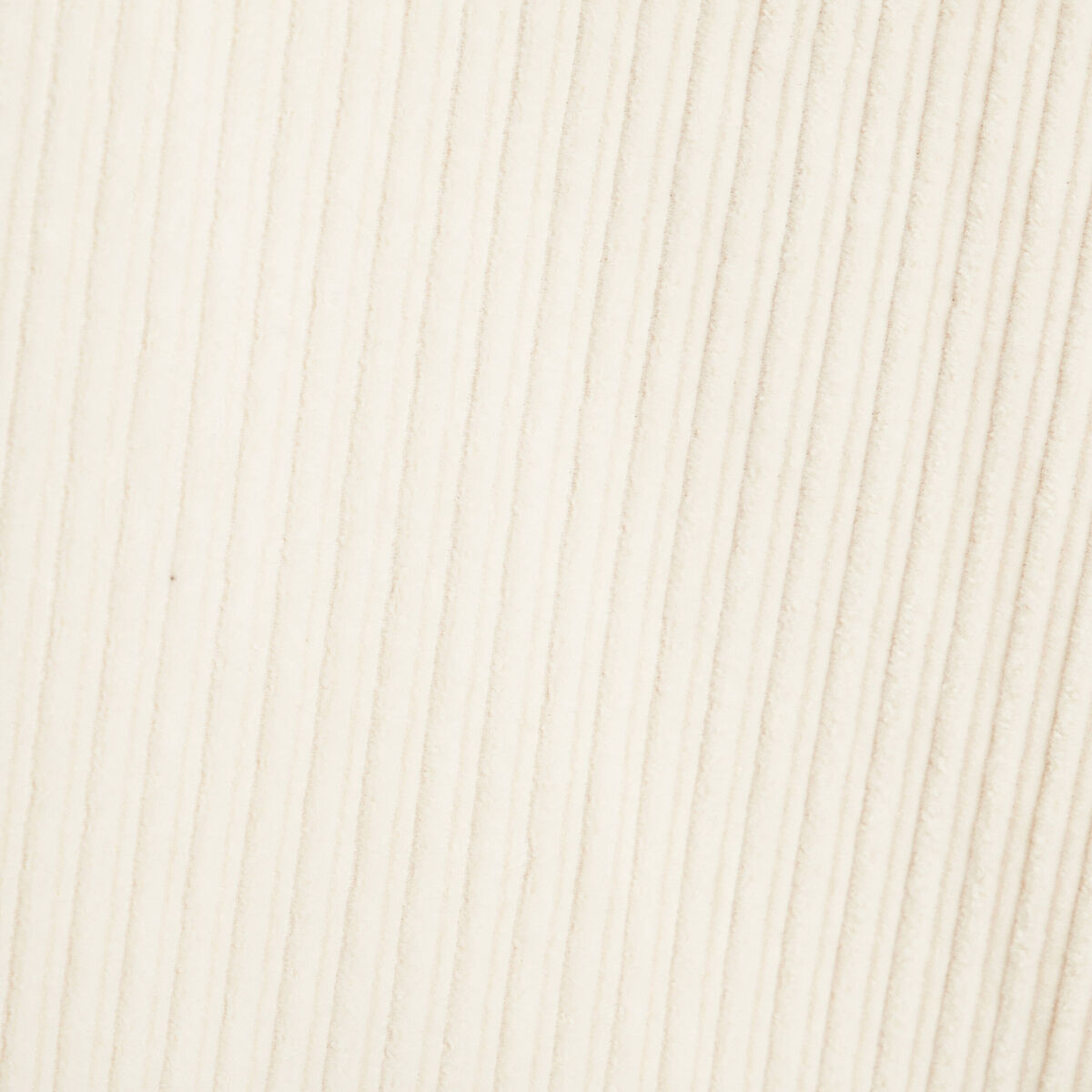 Surchemise velours côtelé ecru femme