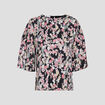 Sweat manches 3/4 noir femme