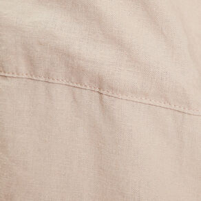 Chemise manches longues contenant du lin sable femme