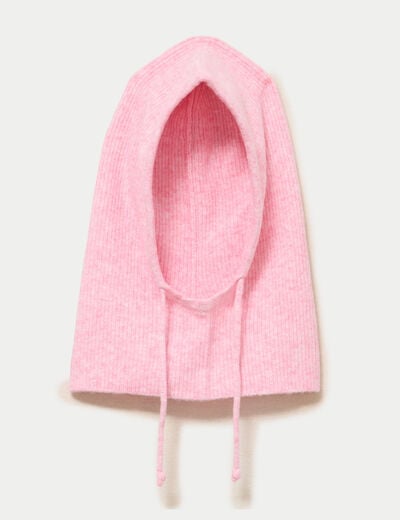 Cagoule rose femme