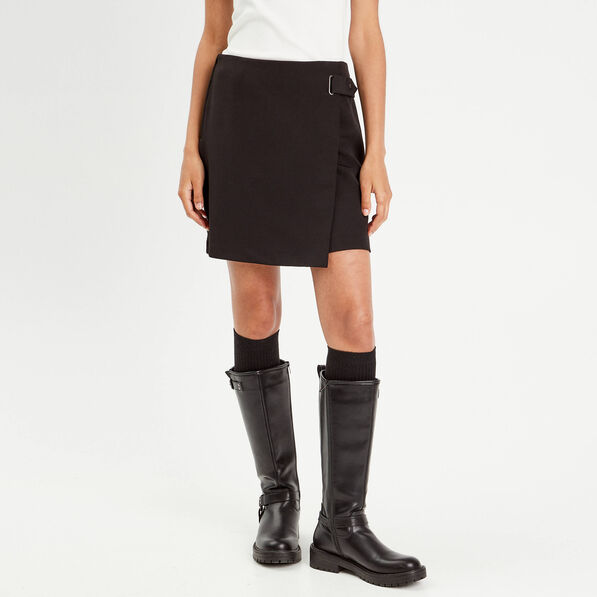 Jupe évasée noir femme