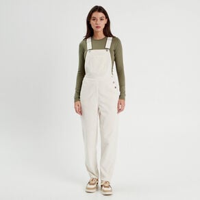salopette velours cotele ecru femme Salopette velours côtelé ecru femme