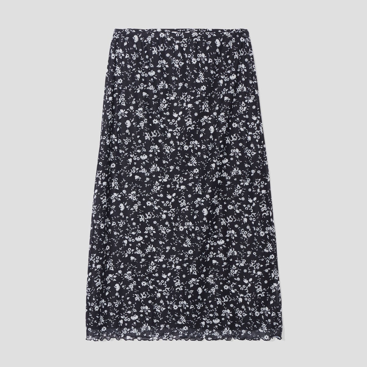 Jupe droite noir femme
