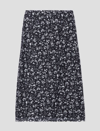 Jupe droite noir femme