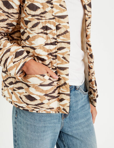 Veste matelassée blanc femme