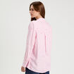 Chemise manches longues rose femme