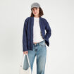 Veste matelassée bleu marine femme