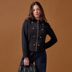 Veste officier noir femme