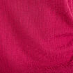 T-shirt manches courtes aspect dentelle rouge femme