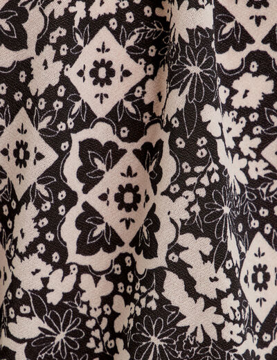 Blouse manches longues noir femme