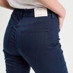 Pantalon capri bleu marine femme