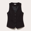 Gilet sans manches noir femme