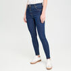 Jeans skinny 5 poches denim brut femme