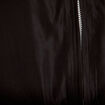 Coupe-vent oversize cropped bi-mati&egrave;re noir femme