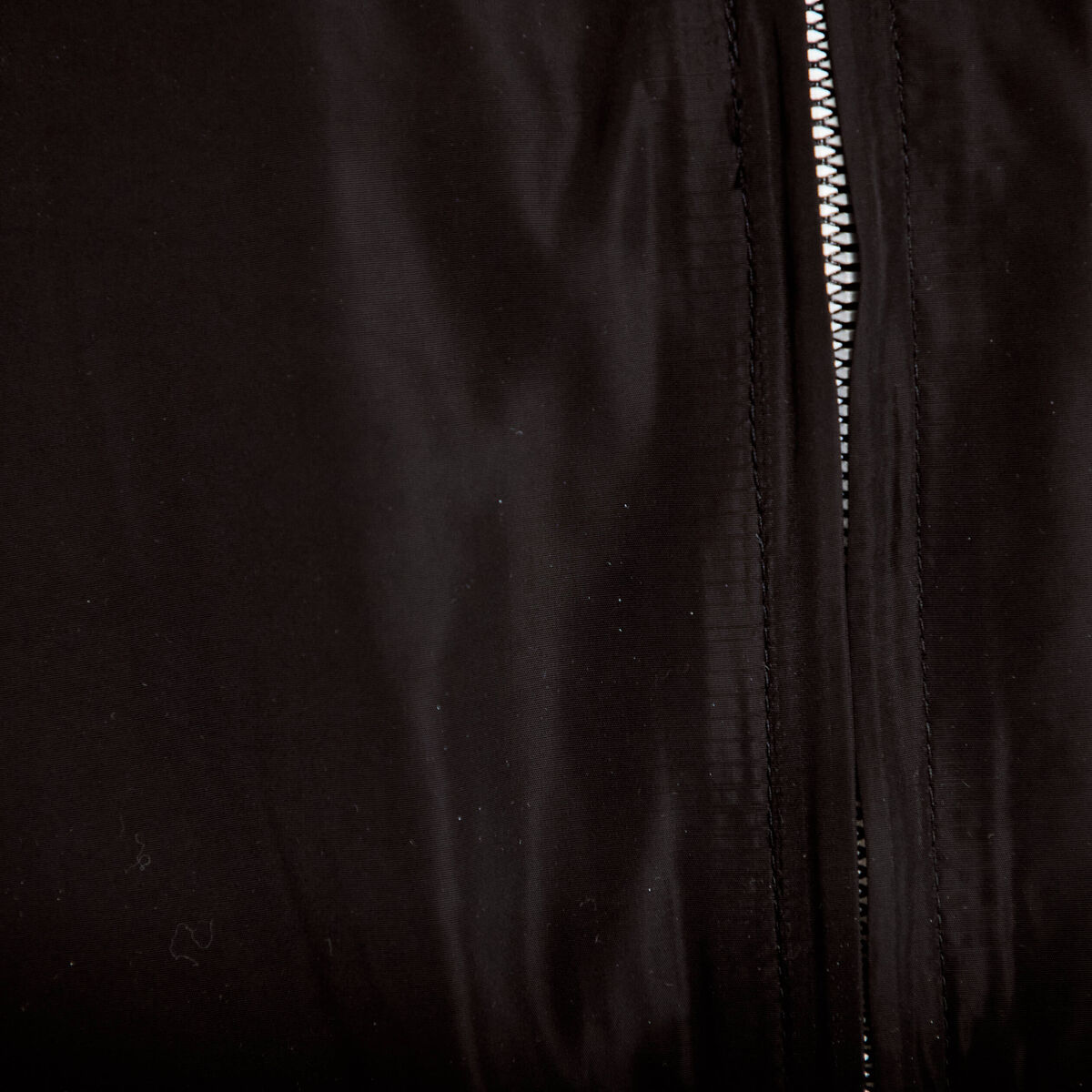 Coupe-vent oversize cropped bi-mati&egrave;re noir femme
