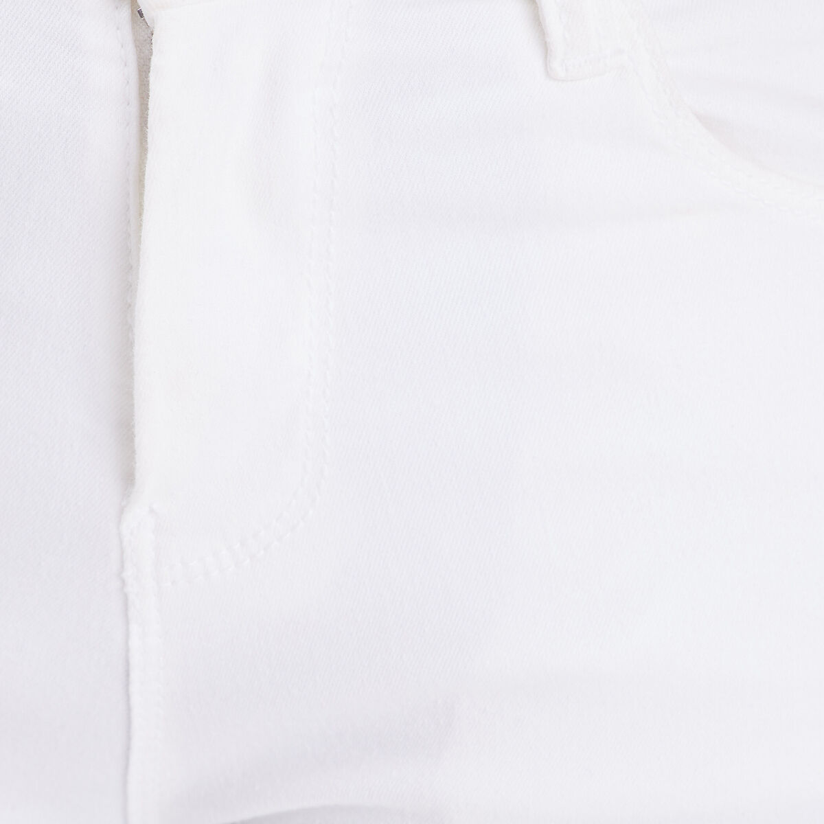Jeans slim 5 poches blanc femme