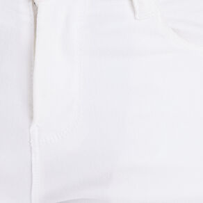 Jeans slim 5 poches blanc femme