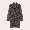 Robe &eacute;vas&eacute;e boutonn&eacute;e beige femme