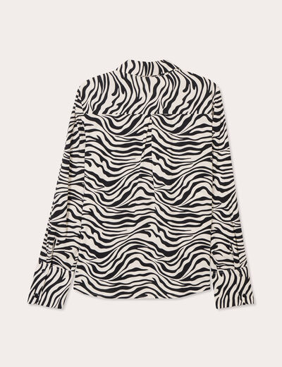 Chemise manches longues blanc femme