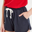 Short de jogging regular bleu marine femme