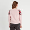 Pull manches longues rose pastel femme