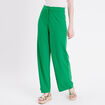 Pantalon large vert femme