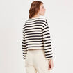 Pull court manches pagodes blanc femme