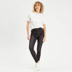 Jeans skinny ultra stretch 2 tailles denim noir femme